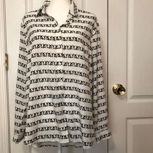 Jane and Delancey Bulldog Button Down